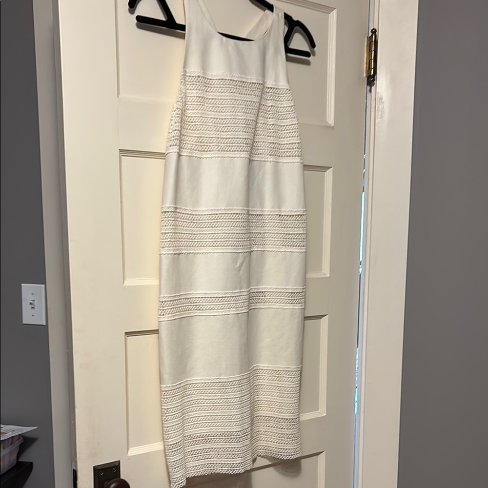 Ecru Linen Dress